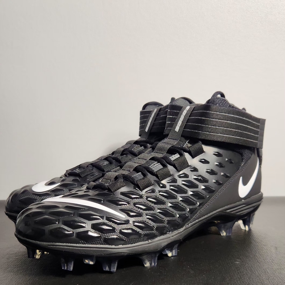 Nike Force Savage Pro 2 Black Anthracite Football Cleats AH4000-002 Size 11